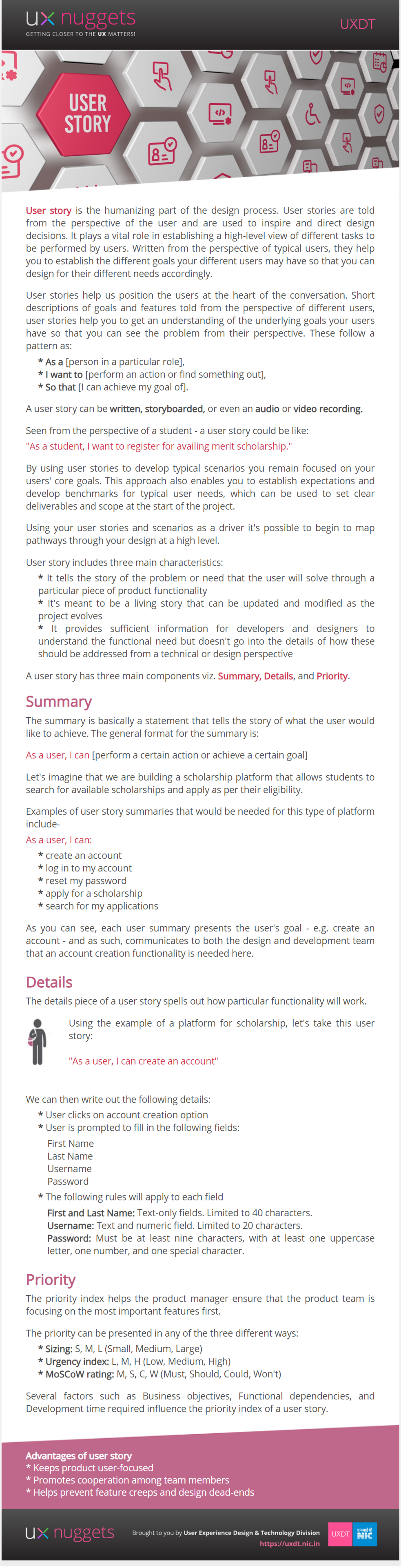 User-Story-UxNugget User-Story-UxNugget